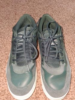 Jordan Flight Court sneakers in green (Style FQ7940-300). Men's size 11.5.