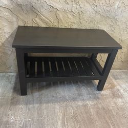 SOLID WOOD BENCH - BLACK/BROWN IKEA HEMNES BENCH - Delivery for a Fee - See My Items😀