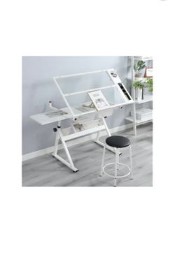 Tzou Drafting Printing Table with Chair (New)
