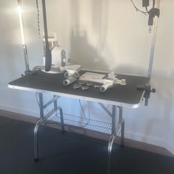 Dog Grooming supplies (table Included)