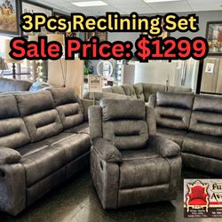 3 Pc Recliner Set 