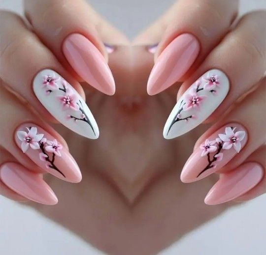 24-pcs. Spring Design Medium Press-On Nails