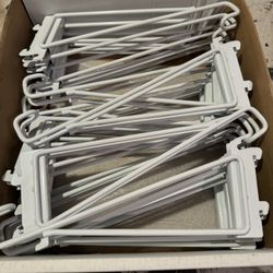 Angled Shoe shelf brackets 