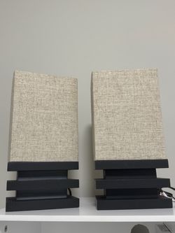 2 Linen Lamps