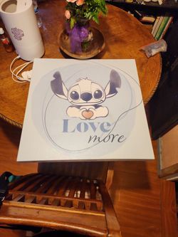Stitch 24 By 24 Inches Decor Poster Wood Frame