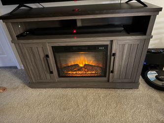 Tv Console with fireplace