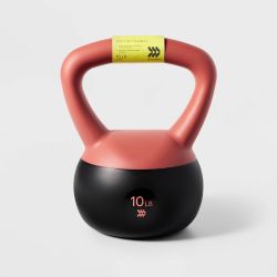 New Kettleball 10 lb  we're ALL IN: Strengthen your arms, chest and shoulders with the soft kettlebell. Made of PVC material with sand filling to help