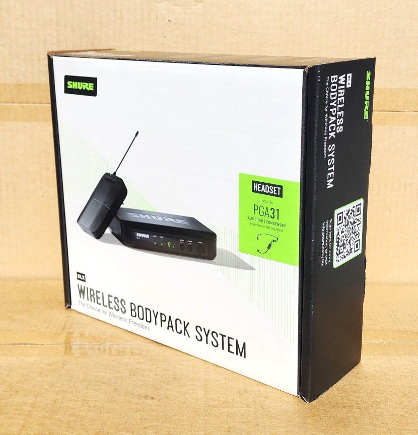 Shure BLX14/PGA31 Wireless Microphone System Headset 300 Ft
