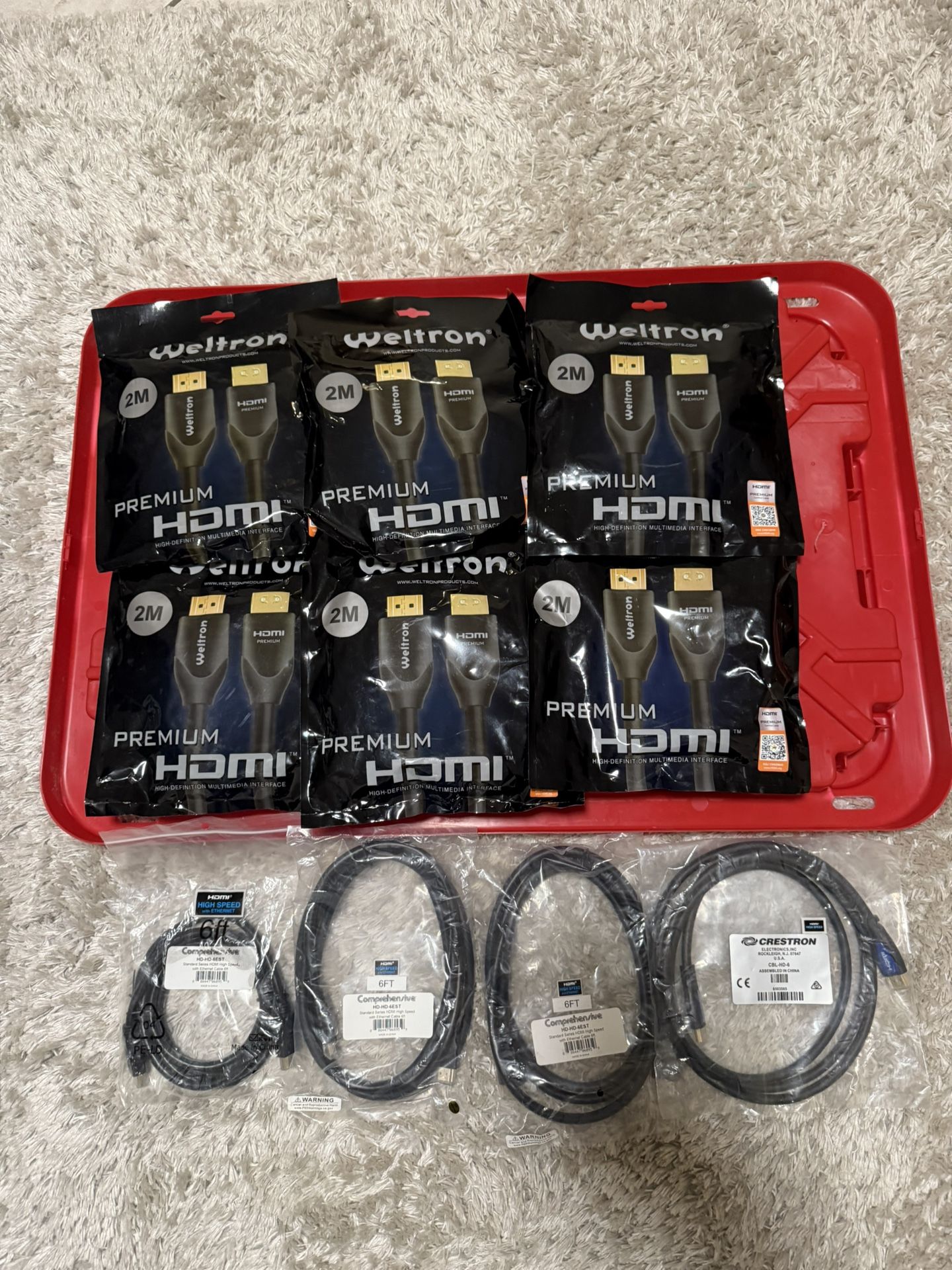 Brand new HDMI High Speed Cables Black 6ft