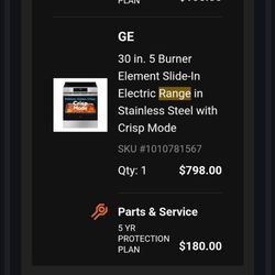 GE electric Range