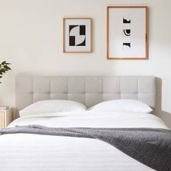 West Elm Emmett Grid Tufting Headboard