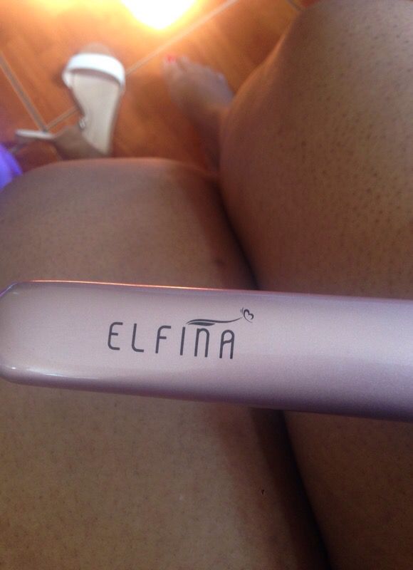 Elfina steam hair straightener