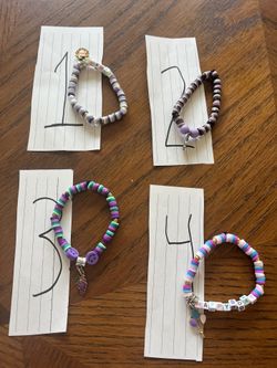 Purple Colored Singular Bracelets