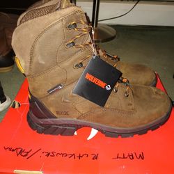 Wolverine Glacier Ice waterproof Boot Size 12