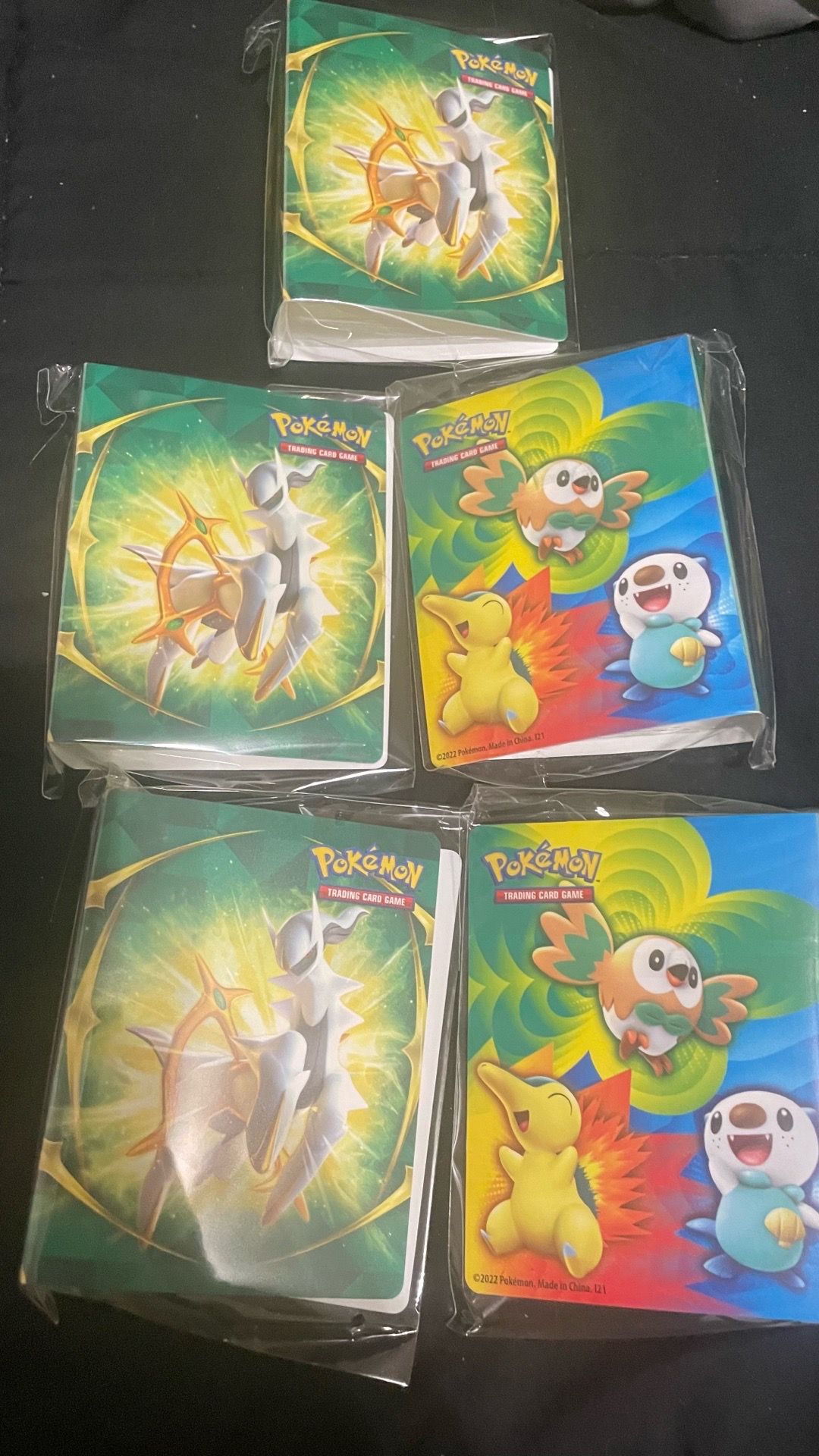 Pokemon Cards Arceus mini sleeve book