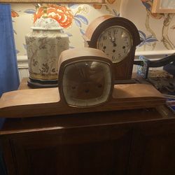Absolutely Beautiful German Design Mid Century Modern Camelback Clock