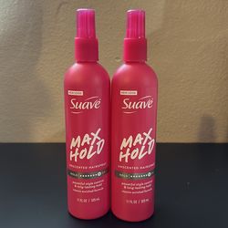 Suave Max Hold #8 Unscented Hairspray 11fl oz 2X$6