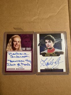 Star Trek Autograph Trading Cards
