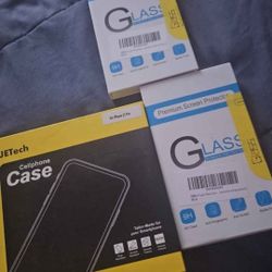 Cellphone Case IPhone 15 Pro $ 5 & 2 Glass Protector Iphone 16 Pro $ 4 Each 