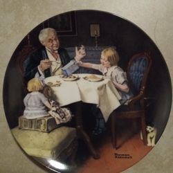 Knowles Plate Set Norman Rockwell 