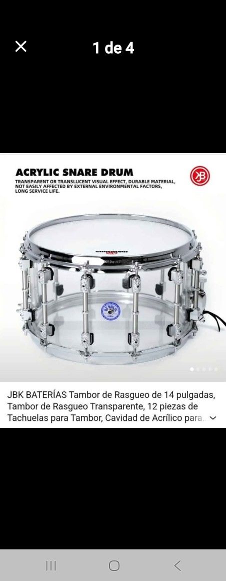 Snare Acrilic