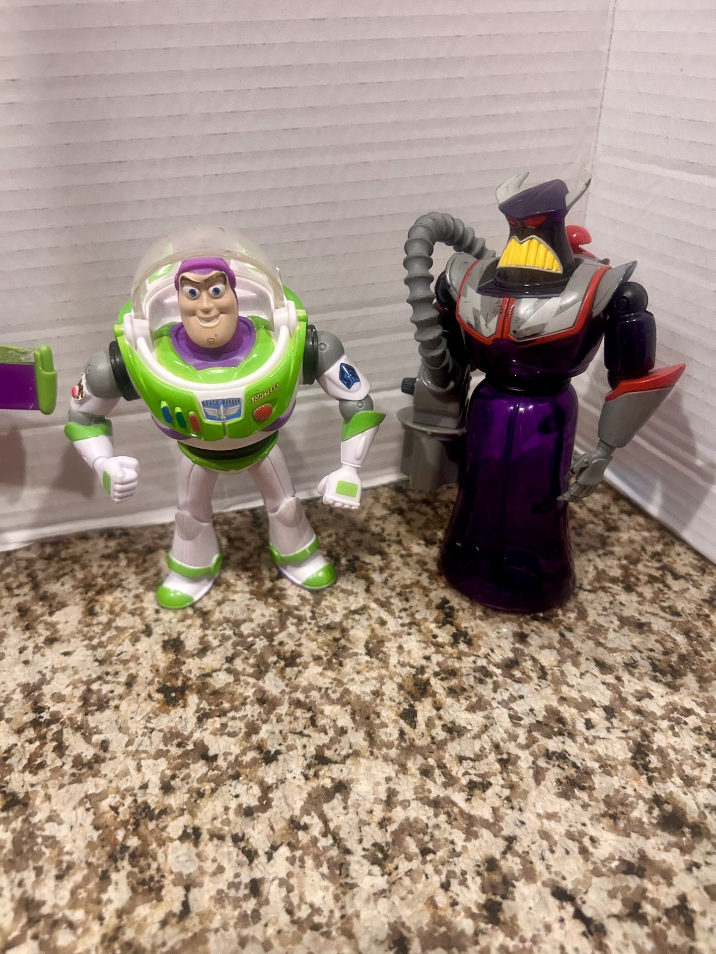 Disney Pixar Toy Story Set Of 4 Buzz Lightyear and Zurg 6” Tall