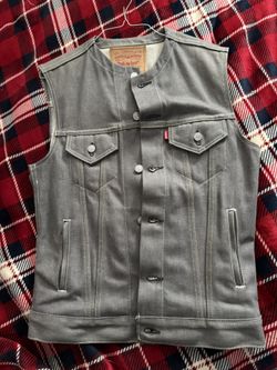 Levi’s Grey Denim Vest