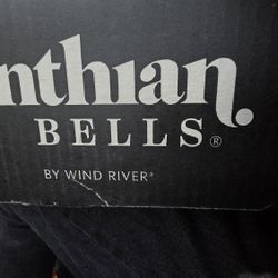 60" Corinthian Bells Wind Chime in Patina Green unopened