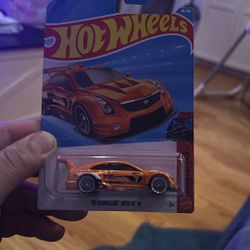 This Hot Wheels car is the '16 Cadillac ATS-V R,