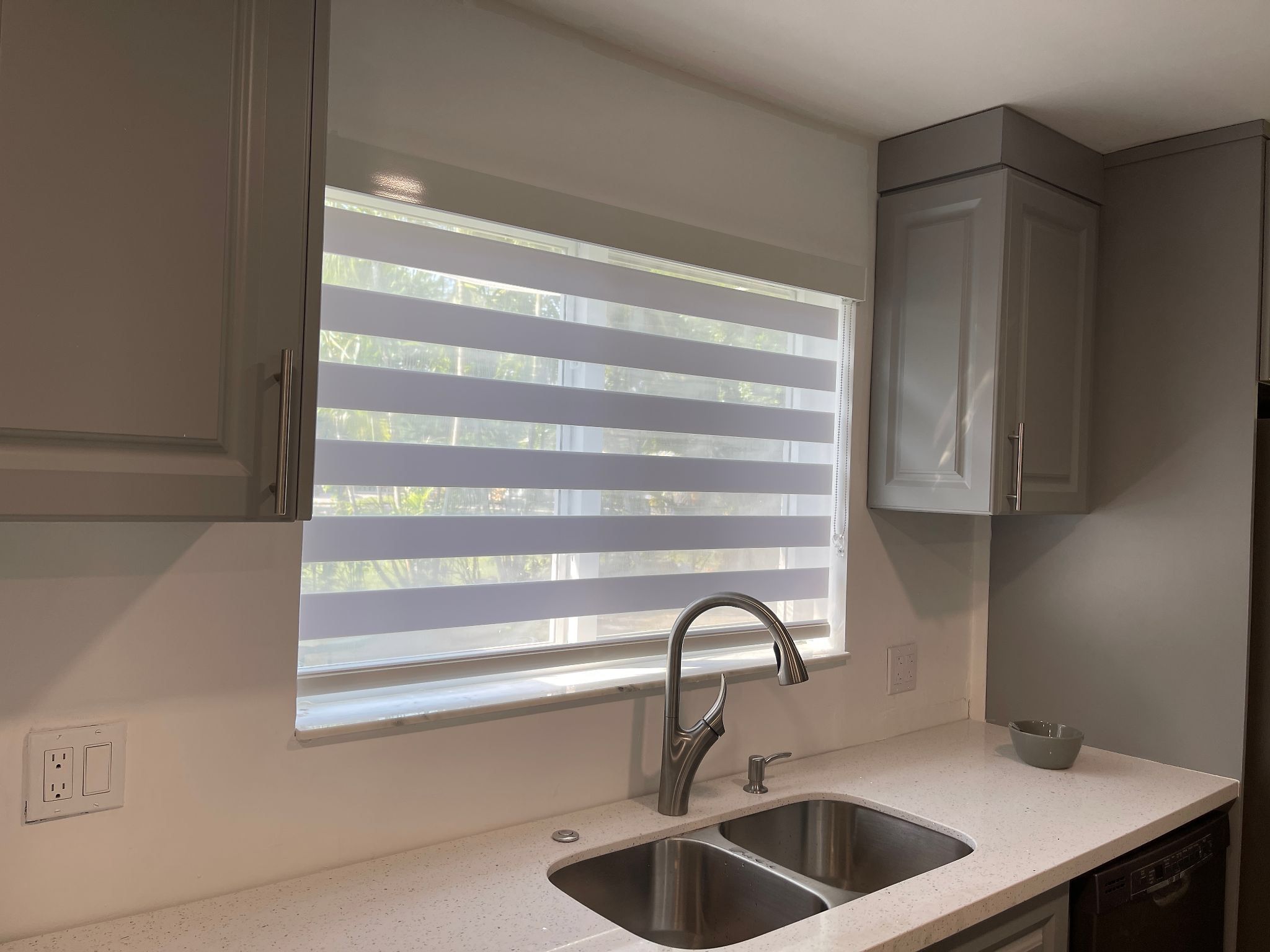 Translucent Zebra Blinds And Roll Up Shades