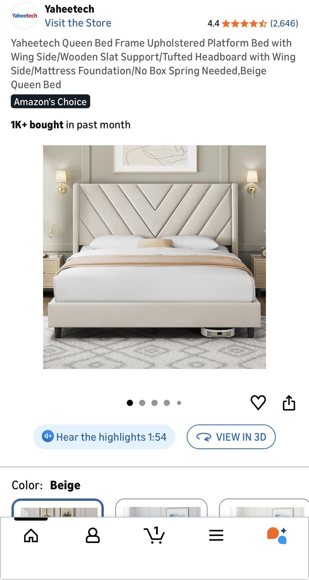 Barely Used Queen Bed Frame