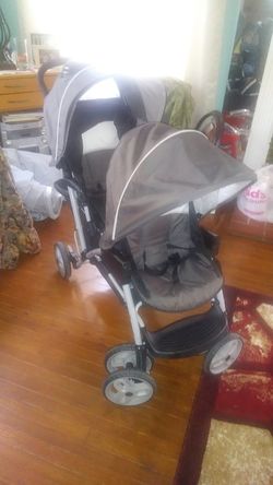Baby stroller double seat