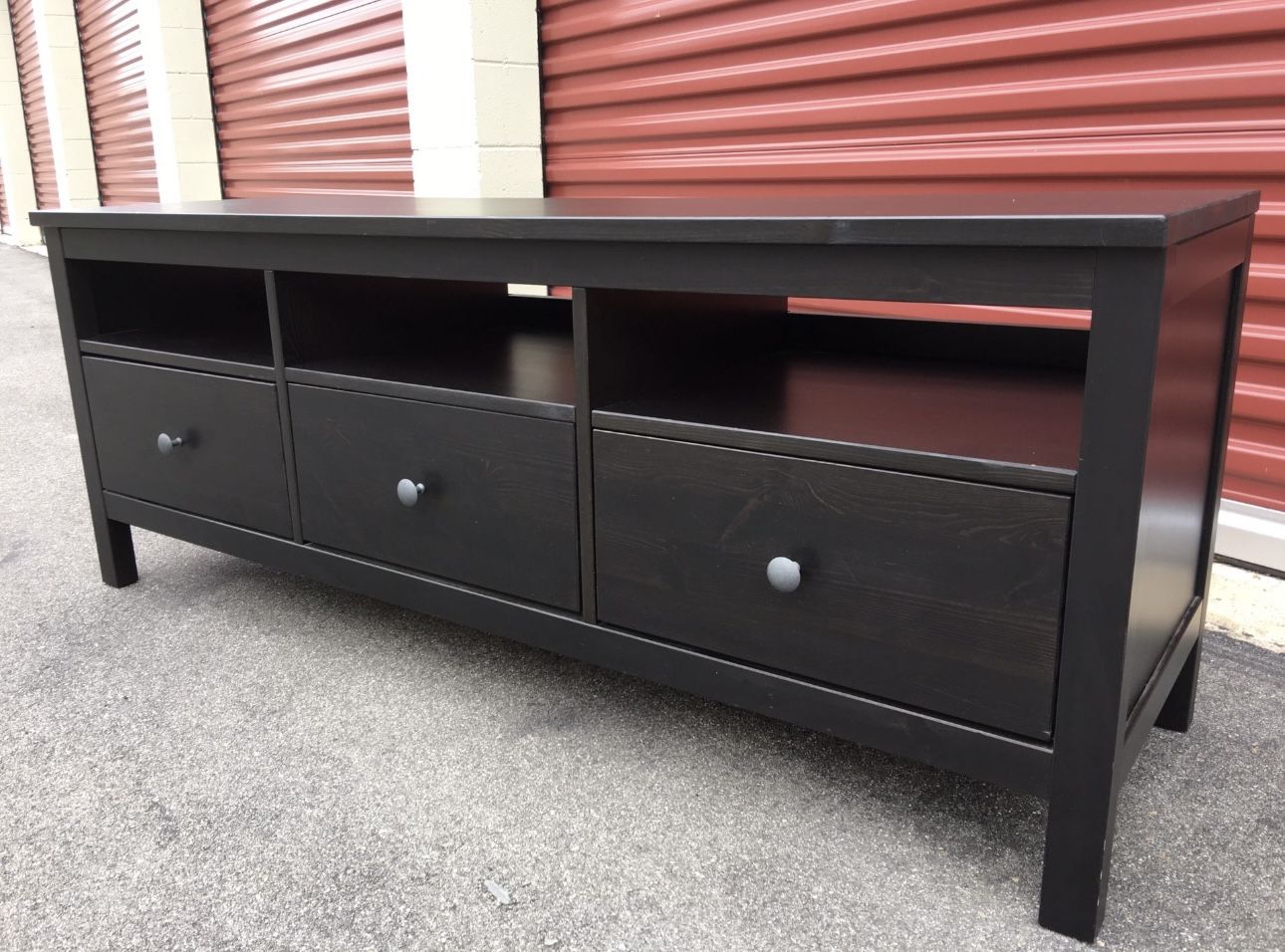 IKEA Hemnes 3 Drawer TV Stand / Entertainment Center - Black-brown - Excellent Condition!!!