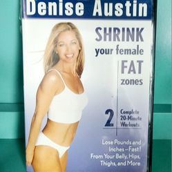 2003 Denise Austin Shrink Your Female Fat Zones DVD