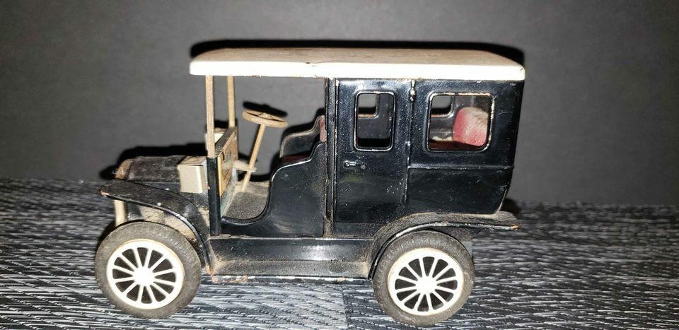 Vintage Tin Toy Japan Coach Car