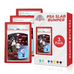 Hobby Defense Easy On and Off PSA Slab Bumper - 3 Pack, Graded Card Bumper, Fits Standard PSA Case Only, Stylish PSA Bumper Guard, PSA Slab Protector 