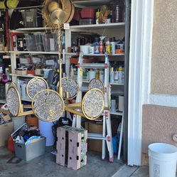 Hanging crystal chandelier, excellent condition 32 inches round