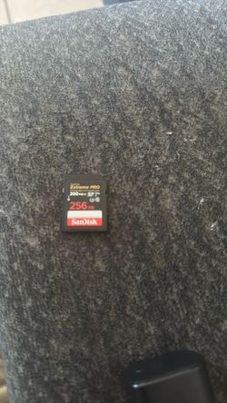 San disk 256 extreme pro