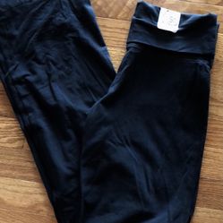 Jr. Black Yoga Pants Small New