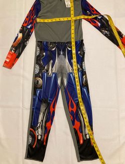 Transformers Optimus Prime Kids Costume Jumpsuit Size Medium 7/8