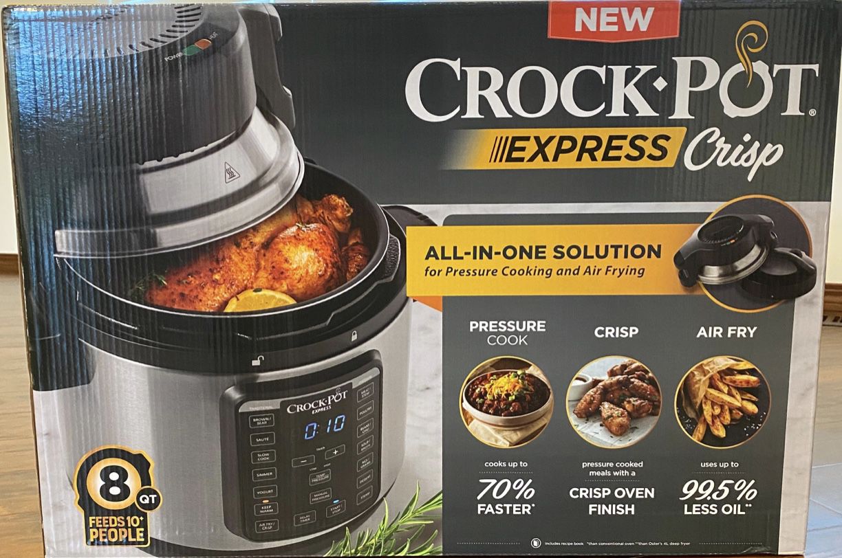 Crock-pot - 8-qt. Express Crock Programmable Slow Cooker And