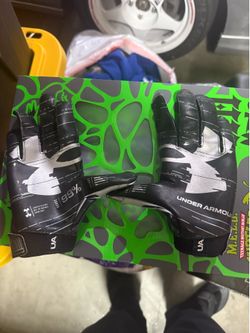 Under Armour football gloves