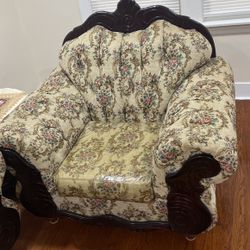 Couches And Table With 6 Chairs