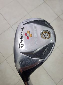 Lefty Taylormade Rescue 4 Hybrid 22* Reax Graphite Regular Flex Left Handed 