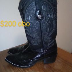Snake Skin Boots