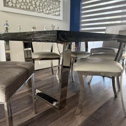 Table Dinner Set With 6 Chairs