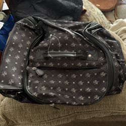 Paris Hilton Rolling Carry On Travel Bag 