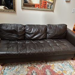 Free Leather Sectional Couch