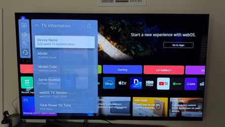 LG C3 OLED 65 inch TV