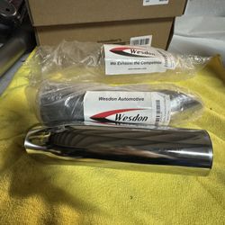 Exhaust Tip Universal Chrome 